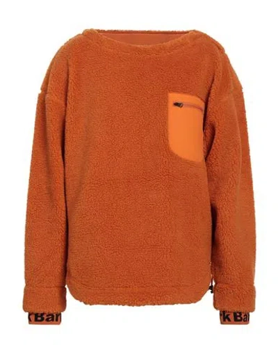 Bark Man Sweatshirt Orange Size M Polyester
