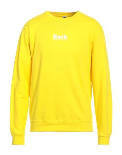 BARK BARK MAN SWEATSHIRT YELLOW SIZE L COTTON, POLYESTER