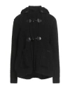 Bark Woman Coat Black Size Xl Wool, Polyamide