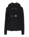 Bark Woman Coat Black Size Xs Wool, Polyamide