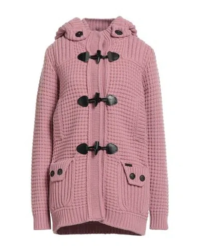Bark Woman Coat Pink Size Xs Wool, Polyamide