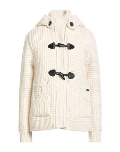 Bark Woman Puffer Off White Size L Polyester, Wool, Polyamide