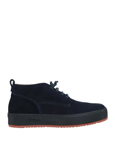 Barleycorn Man Ankle Boots Midnight Blue Size 12 Soft Leather