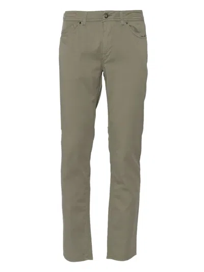 Barmas Dean Slim-fit Five-pocket Pants In Green