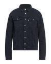 Barmas Man Denim Outerwear Navy Size Xxl Cotton, Elastane