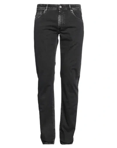 Barmas Man Jeans Black Size 34 Cotton, Elastane