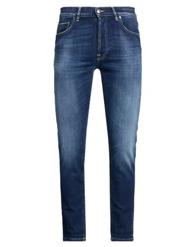 Barmas Man Jeans Blue Size 32 Cotton, Elastane