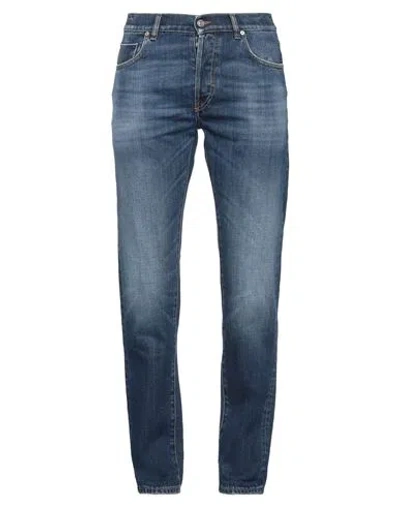 Barmas Man Jeans Blue Size 33 Cotton, Elastane