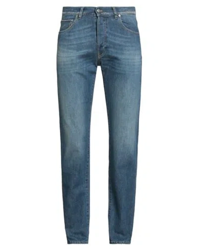 Barmas Man Jeans Blue Size 33 Cotton, Polyethylene