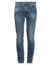 Barmas Man Pants Navy Size 34 Cotton, Elastane In Blue