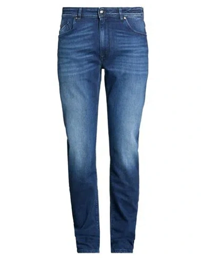 Barmas Man Jeans Blue Size 35 Cotton, Pes, Elastane