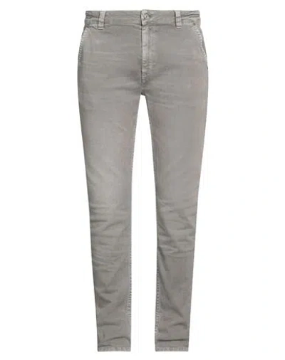 BARMAS BARMAS MAN JEANS GREY SIZE 38 COTTON, ELASTANE