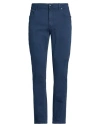 Barmas Man Jeans Navy Size 40 Cotton, Polyester, Elastane In Blue