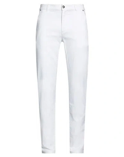 Barmas Man Jeans White Size 34 Cotton, Lyocell, Elastane