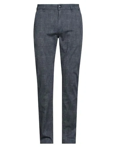 Barmas Man Pants Blue Size 34 Cotton, Elastane