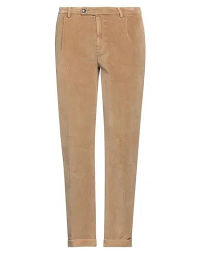 BARMAS BARMAS MAN PANTS CAMEL SIZE 40 COTTON, LYOCELL, ELASTANE