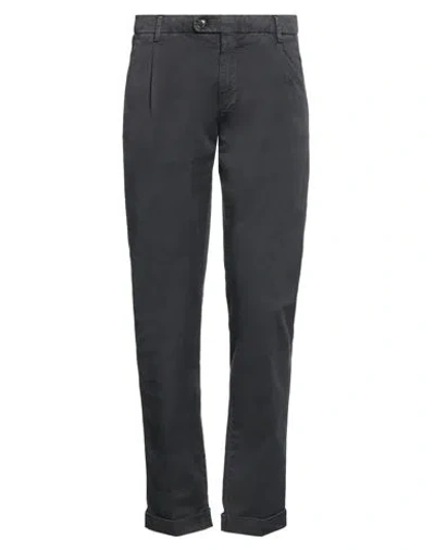 Barmas Man Pants Charcoal Size 33 Cotton, Elastane In Grey