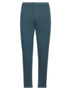 Barmas Man Pants Deep Teal Size 34 Cotton, Elastane In Green