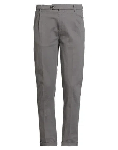 Barmas Man Pants Grey Size 31 Cotton, Elastane In Gray