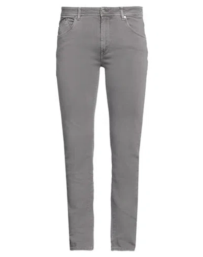 BARMAS BARMAS MAN PANTS GREY SIZE 35 COTTON, ELASTANE