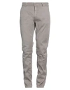 Barmas Man Pants Grey Size 38 Linen, Cotton, Elastane