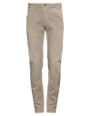 Barmas Man Pants Khaki Size 31 Cotton, Elastane In Beige