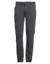 Barmas Man Pants Lead Size 35 Cotton, Cashmere, Elastane In Gray