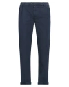 Barmas Man Pants Midnight Blue Size 33 Cotton, Elastane In Blue