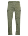 Barmas Man Pants Military Green Size 33 Cotton, Elastane