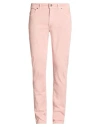 Barmas Man Pants Pink Size 35 Cotton, Elastane In Pink