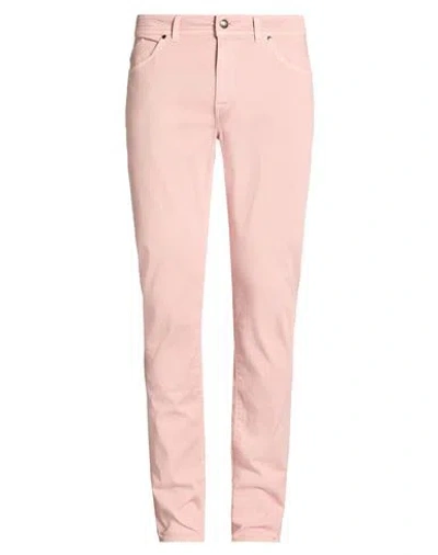 Barmas Man Pants Pink Size 35 Cotton, Elastane