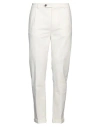 Barmas Man Pants Ivory Size 34 Cotton, Elastane