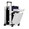 Barmes Wheeled Carryon Suitcase, Gym Bag And Packing Cubes In Cloud White
