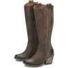 Bã¸rn Born Avery Boots Womens Usrust Cinnamon Stick Block Heel Knee High Zogg1427 In Brown