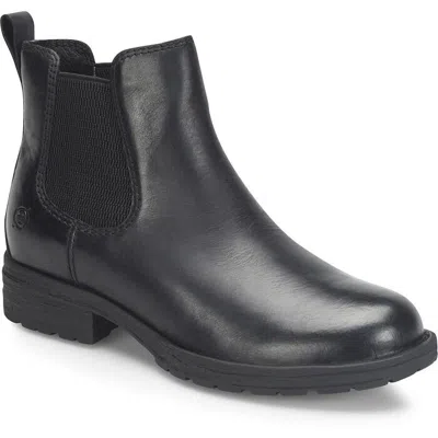 Bã¸rn Born Cove F55503-001 Boot Women's Us 10 Black Leather Waterproof Chelsea Zpo2098