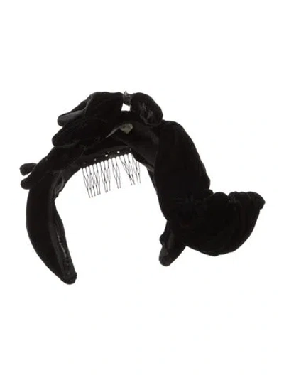 Pre-owned Barneys New York Barney's New York Head Band In Black