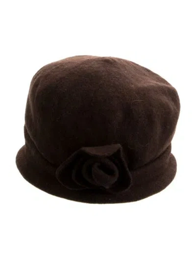 Pre-owned Barneys New York Barney's New York Wool Hat In Brown