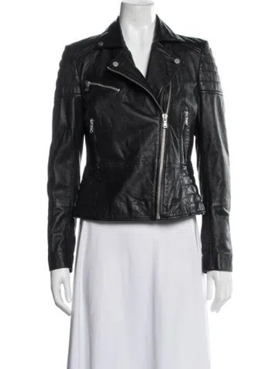 Pre-owned Barneys New York Biker Jacket In Pink