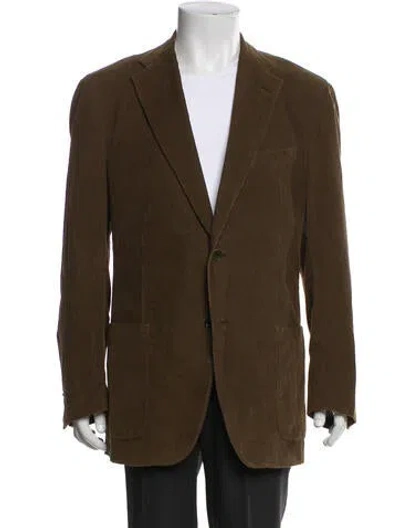 Pre-owned Barneys New York Blazer In Brown