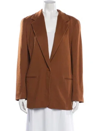 Pre-owned Barneys New York Blazer In Brown