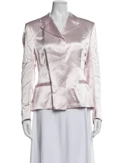 Pre-owned Barneys New York Blazer In Pink