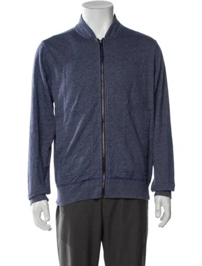 Pre-owned Barneys New York Bomber Jacket In Blue