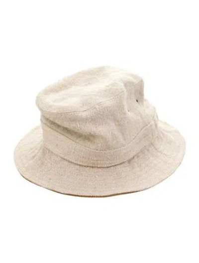 Pre-owned Barneys New York Bucket Hat In Neutrals
