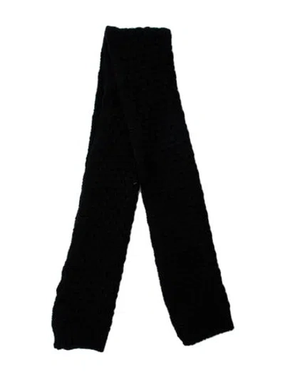 Pre-owned Barneys New York Cashmere Scarf In Black