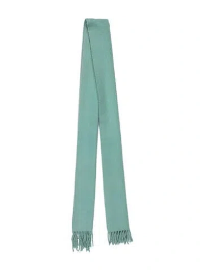 Pre-owned Barneys New York Cashmere Scarf In Blue