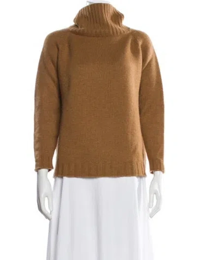 Pre-owned Barneys New York Cashmere Turtleneck Sweater In Neutral