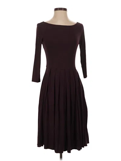 Pre-owned Barneys New York Casual Dress In Burgundy