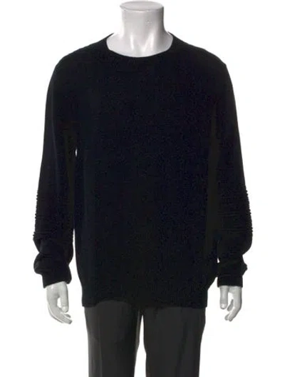 Pre-owned Barneys New York Crew Neck Long Sleeve Pullover W/ Tags In Black
