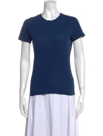 Pre-owned Barneys New York Crew Neck Short Sleeve T-shirt In Blue