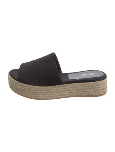 Pre-owned Barneys New York Espadrilles In Black